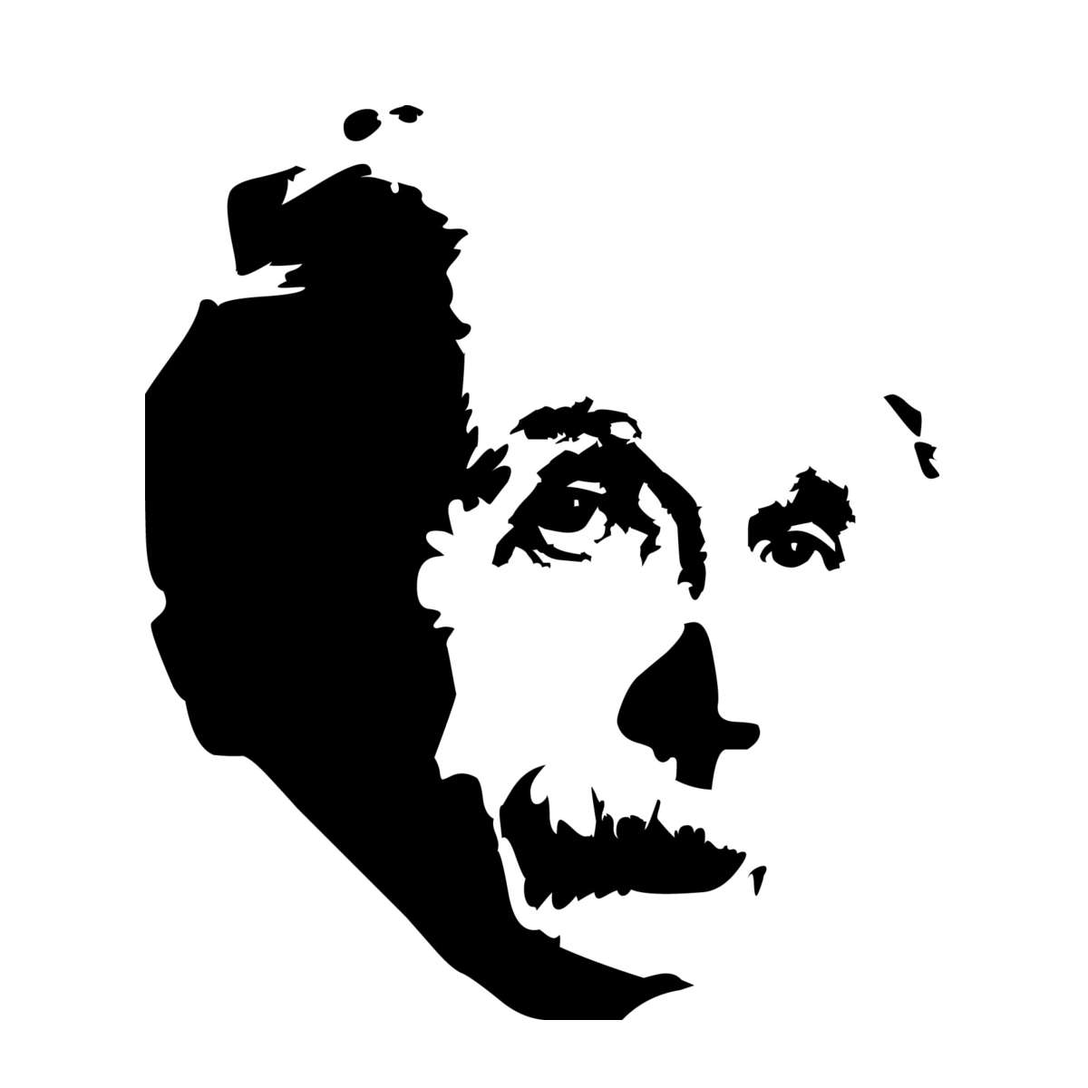 Grafische Abbildung von Albert Einstein