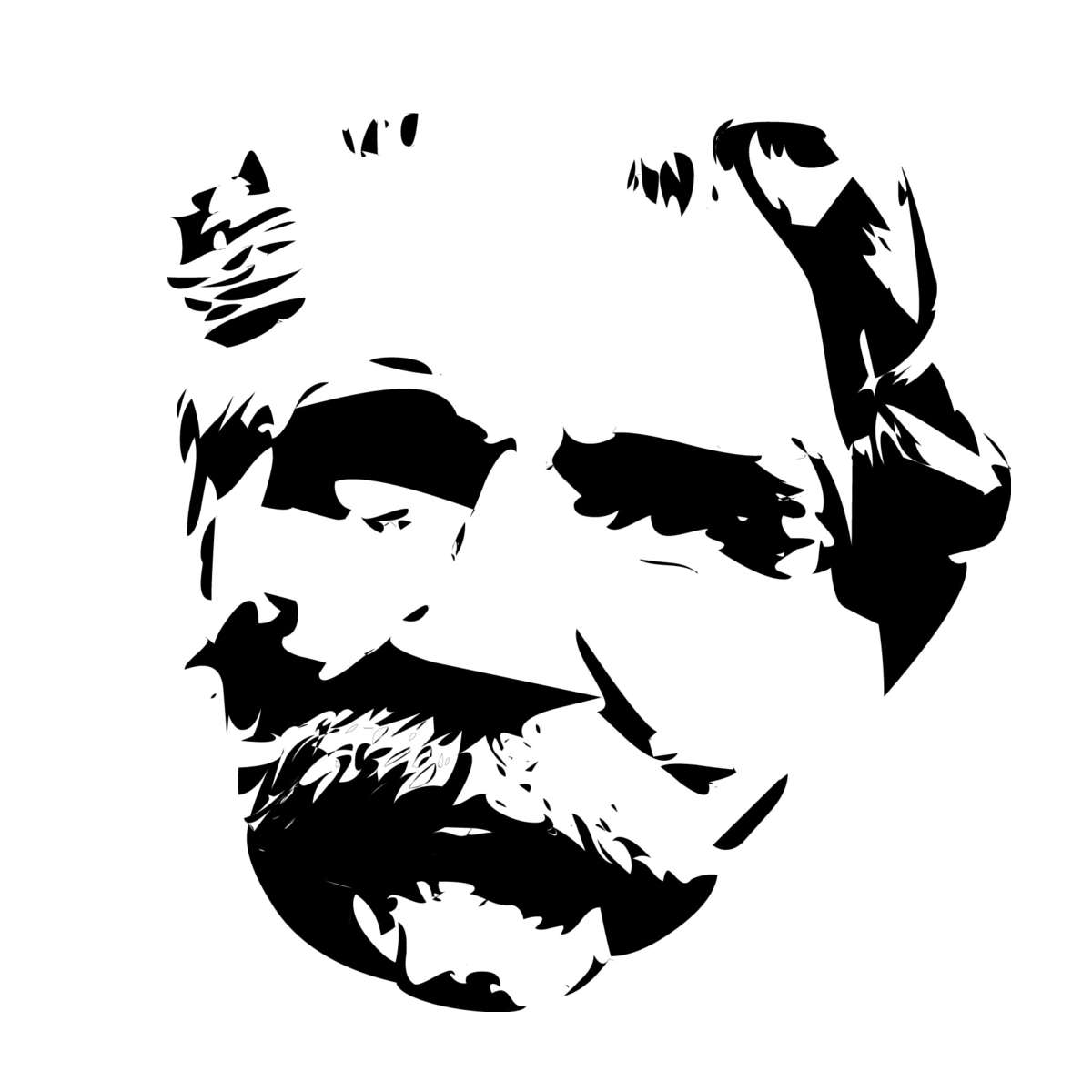 Grafische Abbildung von Albert Schweizer