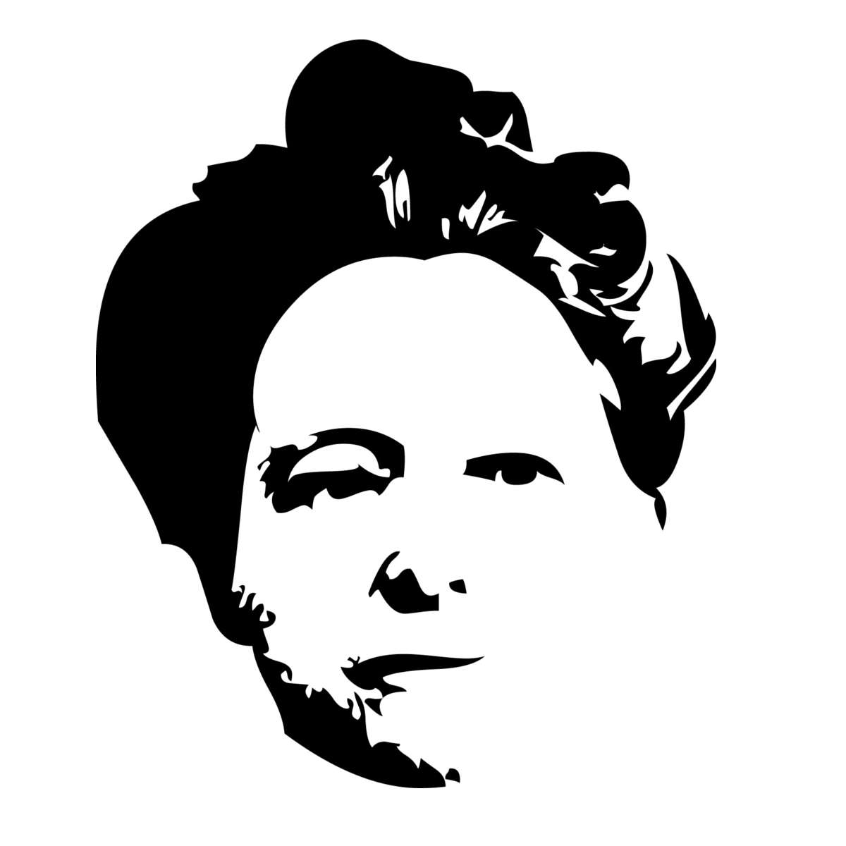 Grafische Abbildung von Alexandra David Neel