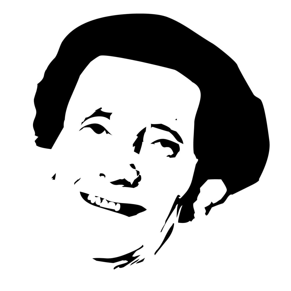 Grafische Abbildung von Astrid Lindgren